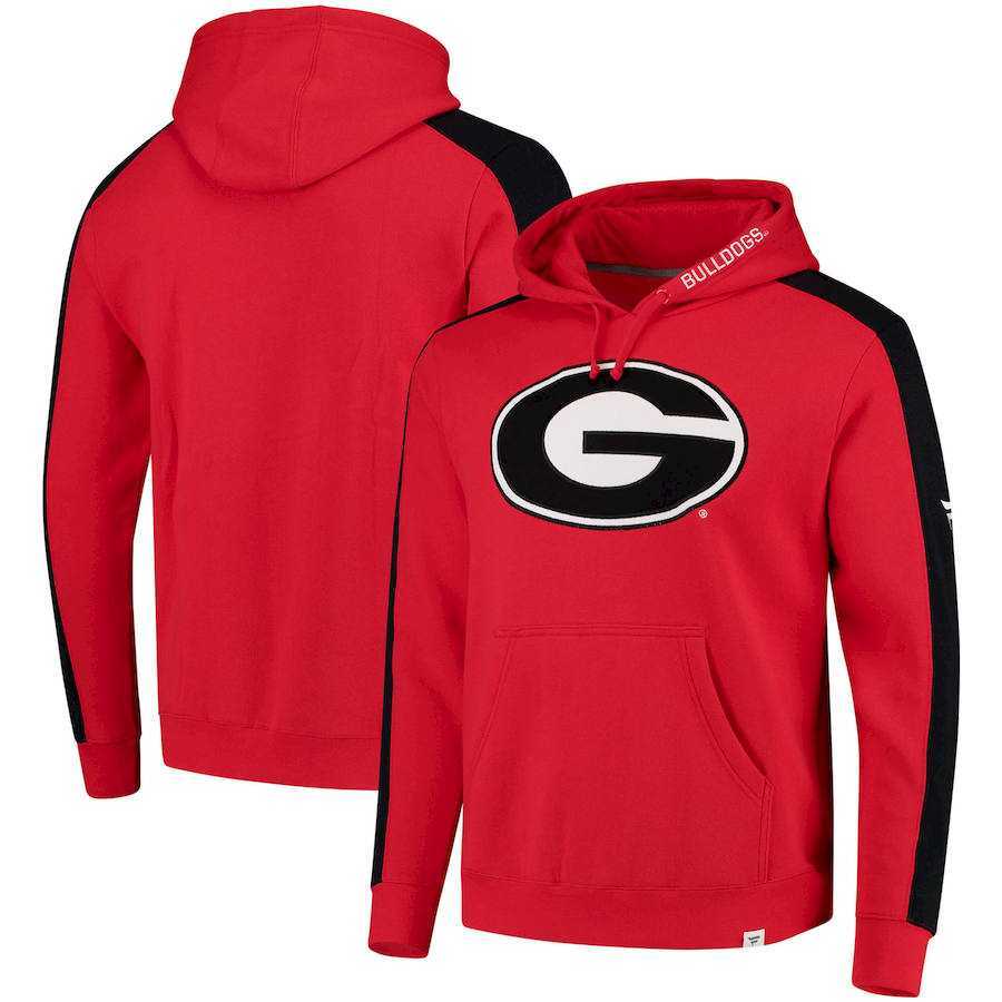 Men's Georgia Bulldogs Fanatics Branded Iconic Colorblocked Fleece Pullover Hoodie Red,We sell and wholesale Men's Georgia Bulldogs Fanatics Branded Iconic Colorblocked Fleece Pullover Hoodie Red on line form chian!